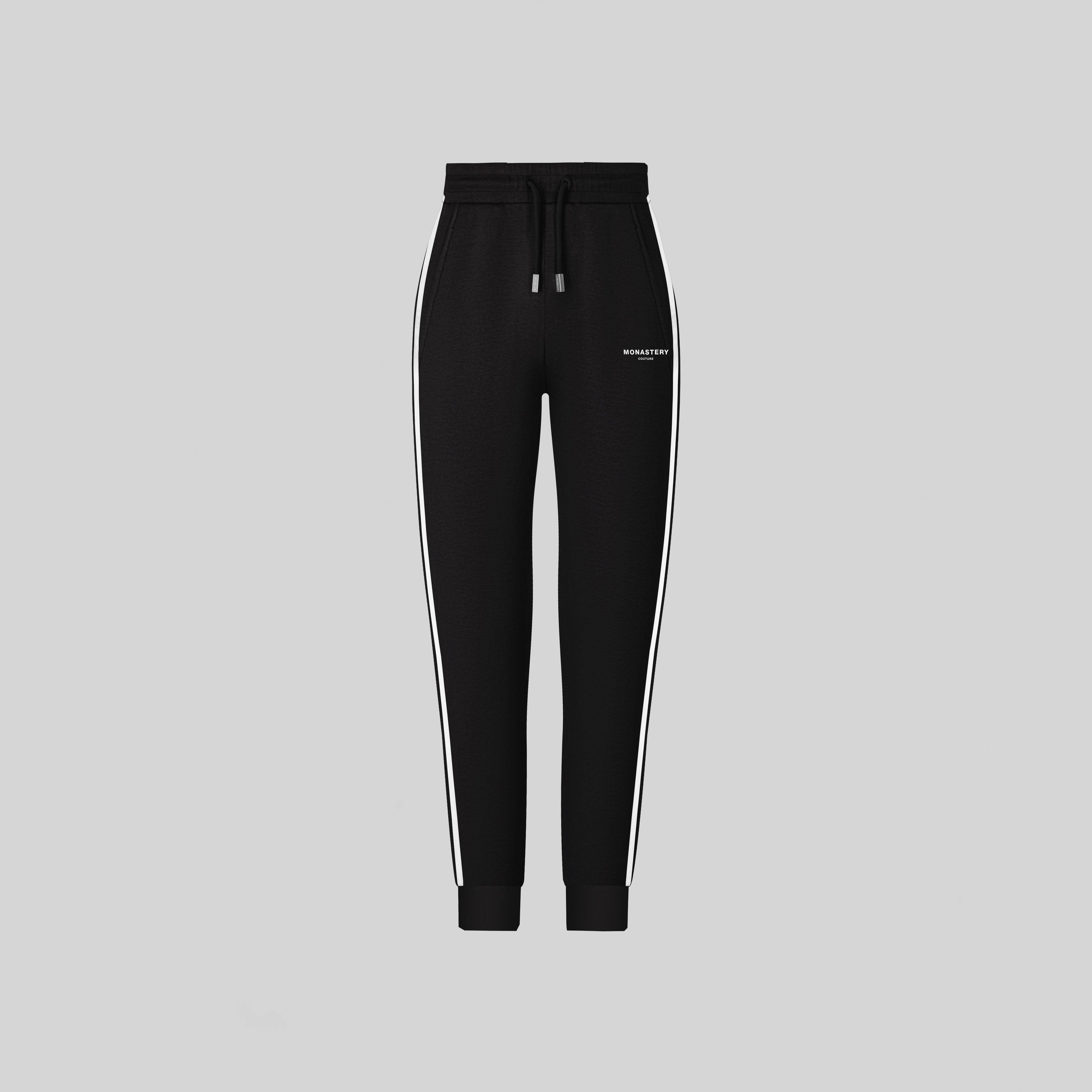 BOREALIS BLACK SPORT TROUSERS | Monastery Couture