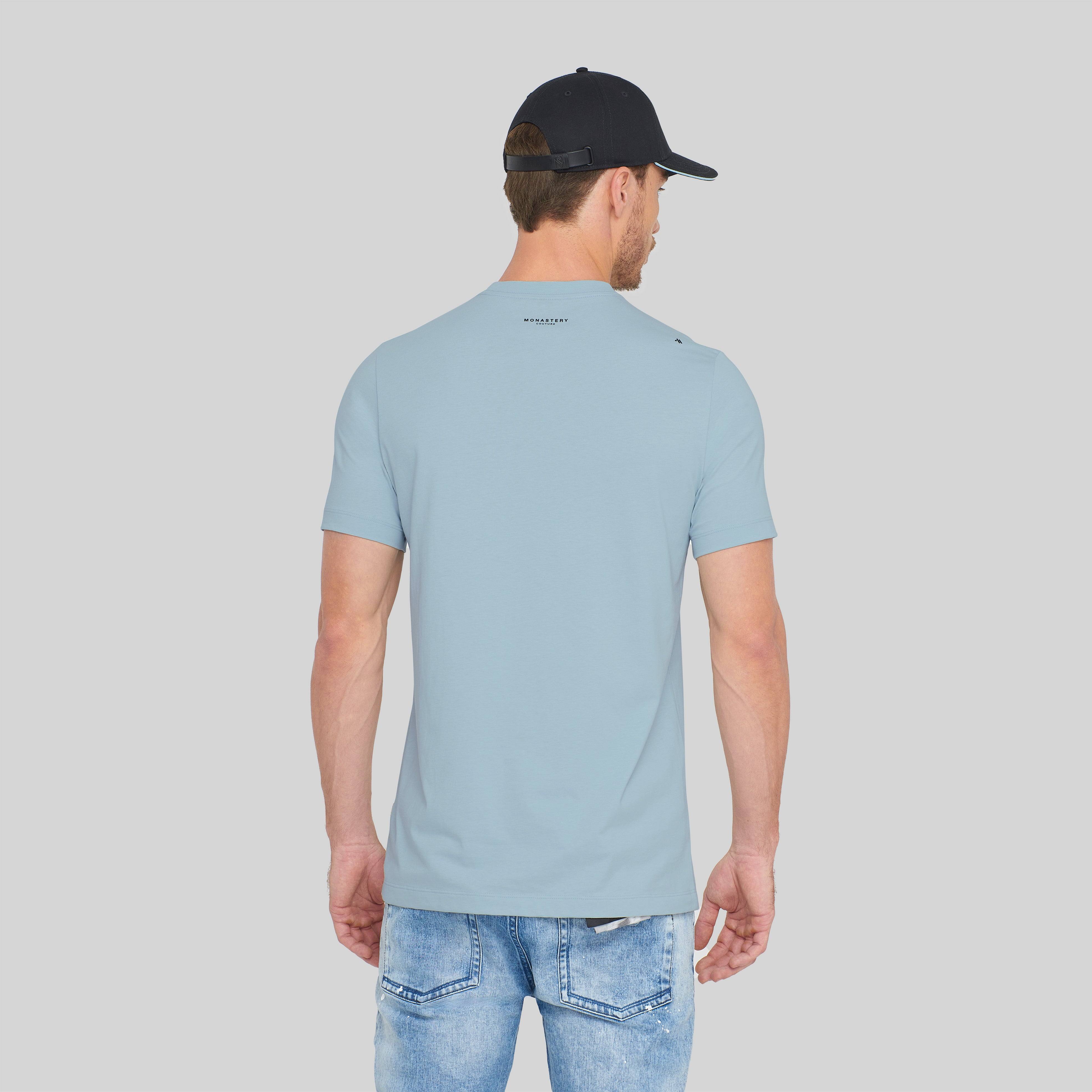 CHAD BLUE T-SHIRT | Monastery Couture