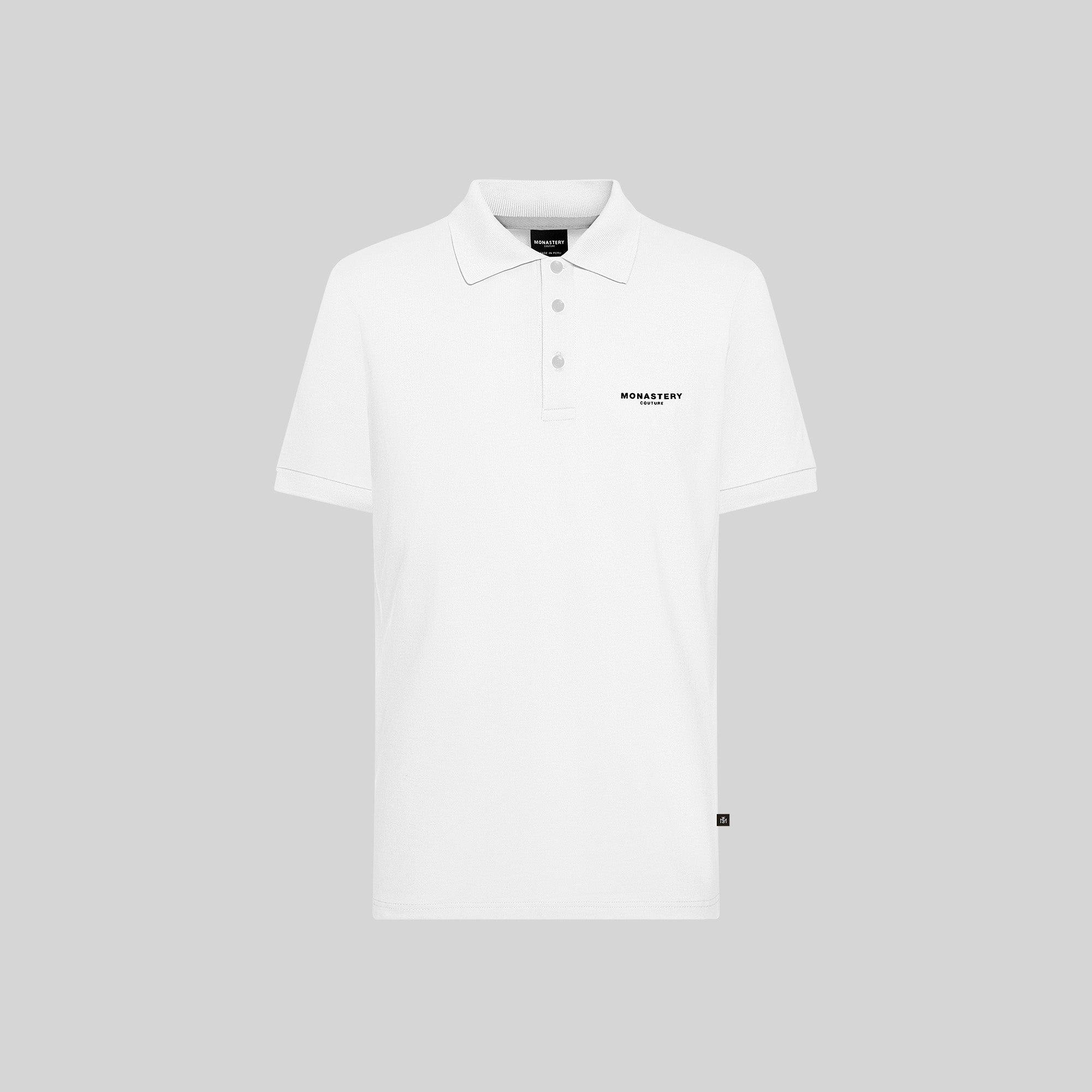 CLEARCO WHITE POLO | Monastery Couture