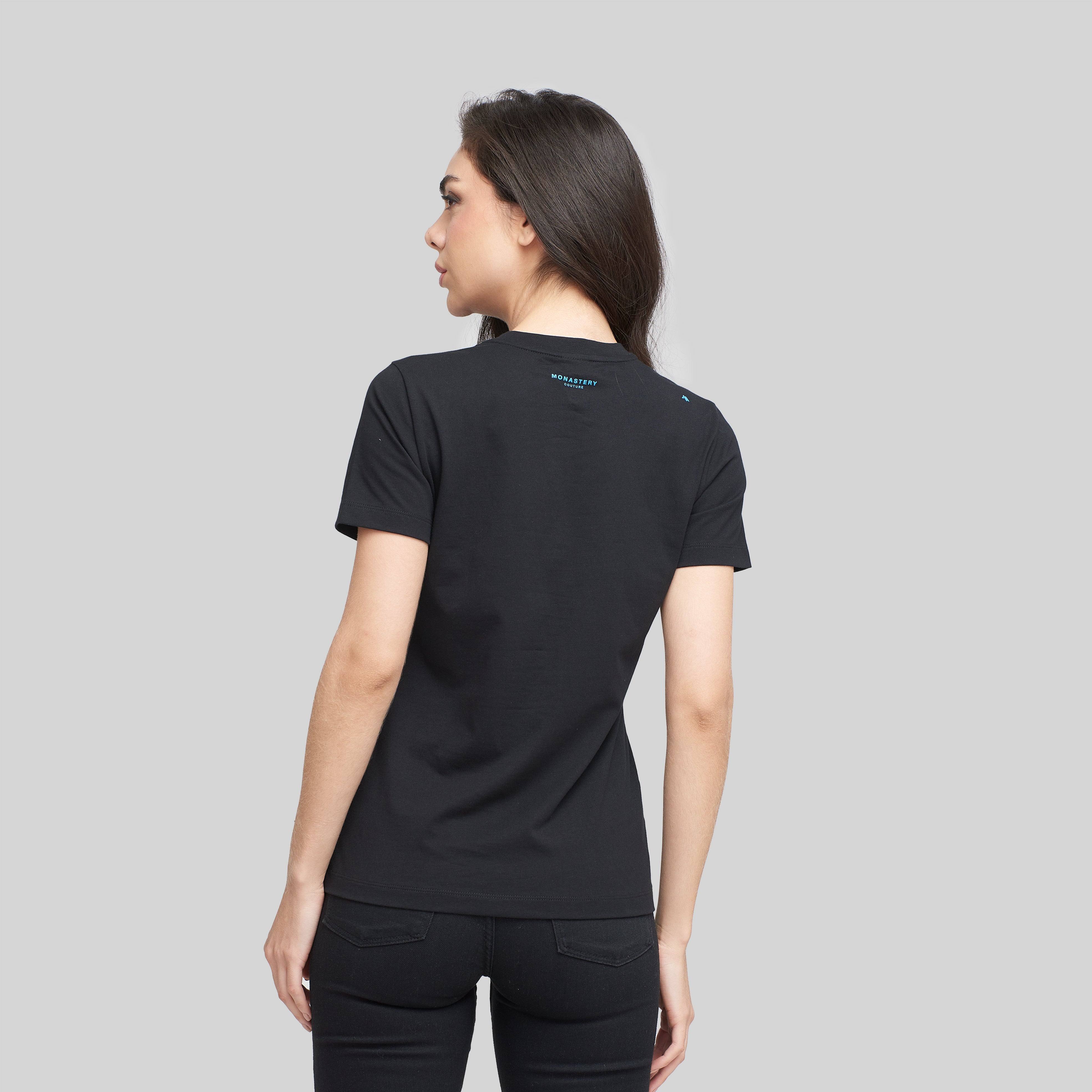 KARA BLACK T-SHIRT | Monastery Couture