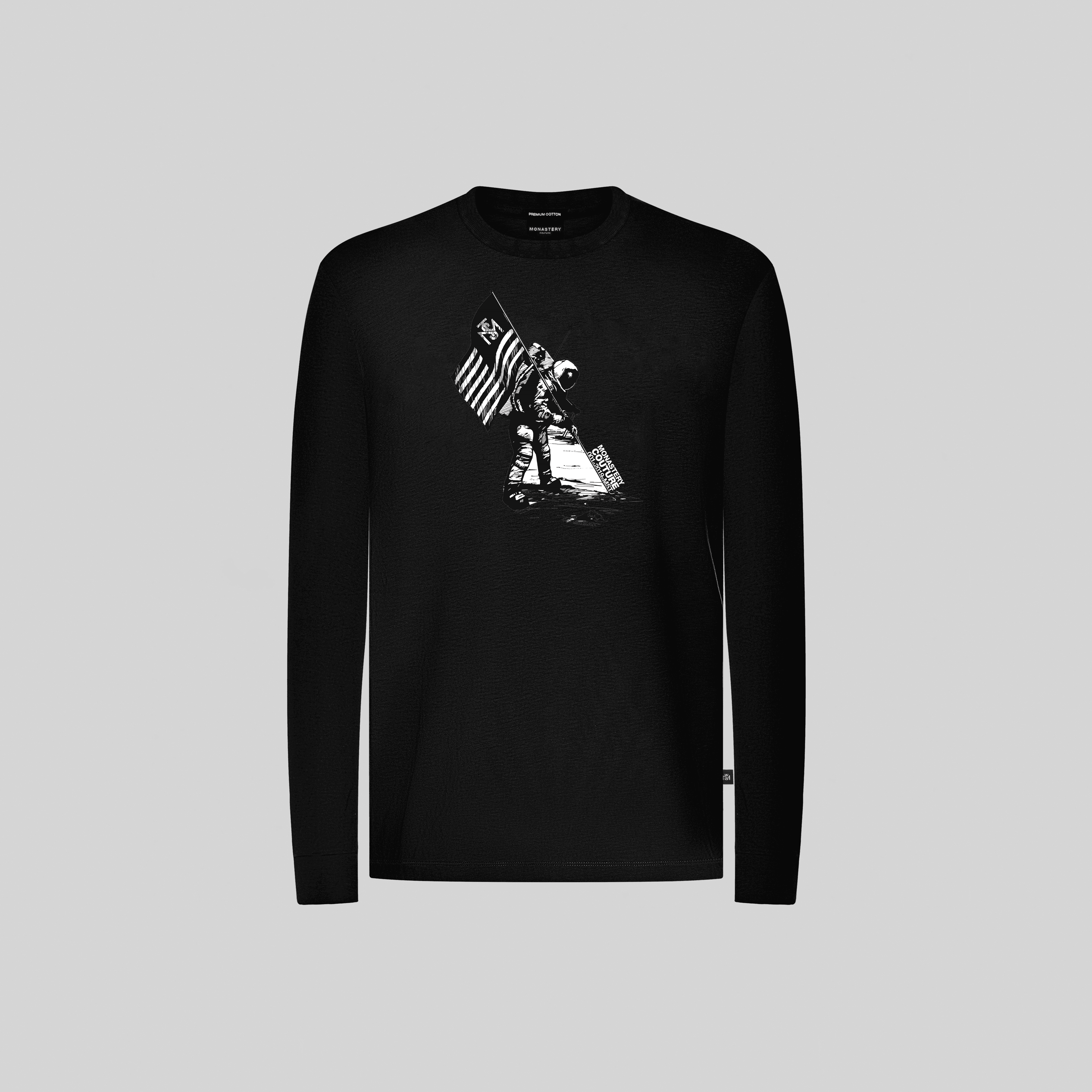 MENFIS BLACK LONG SLEEVE | Monastery Couture