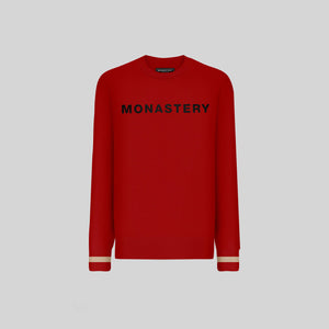 MILETO RED SWEATSHIRTS | Monastery Couture