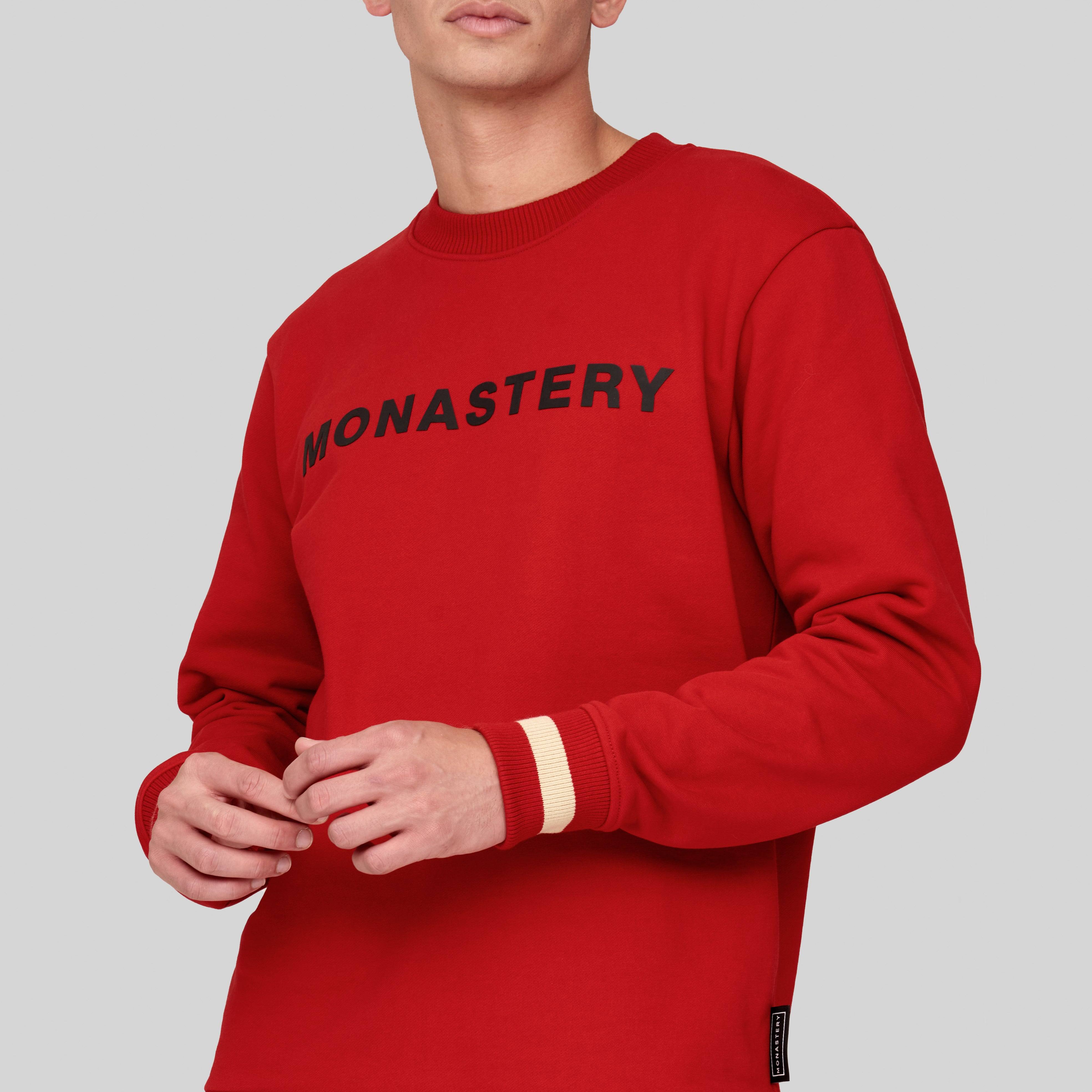 MILETO RED SWEATSHIRTS | Monastery Couture