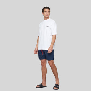 OCEAN BLUE SWIM SHORT | Monastery Couture