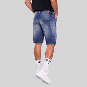 PONTO BLUE DENIM SHORT | Monastery Couture