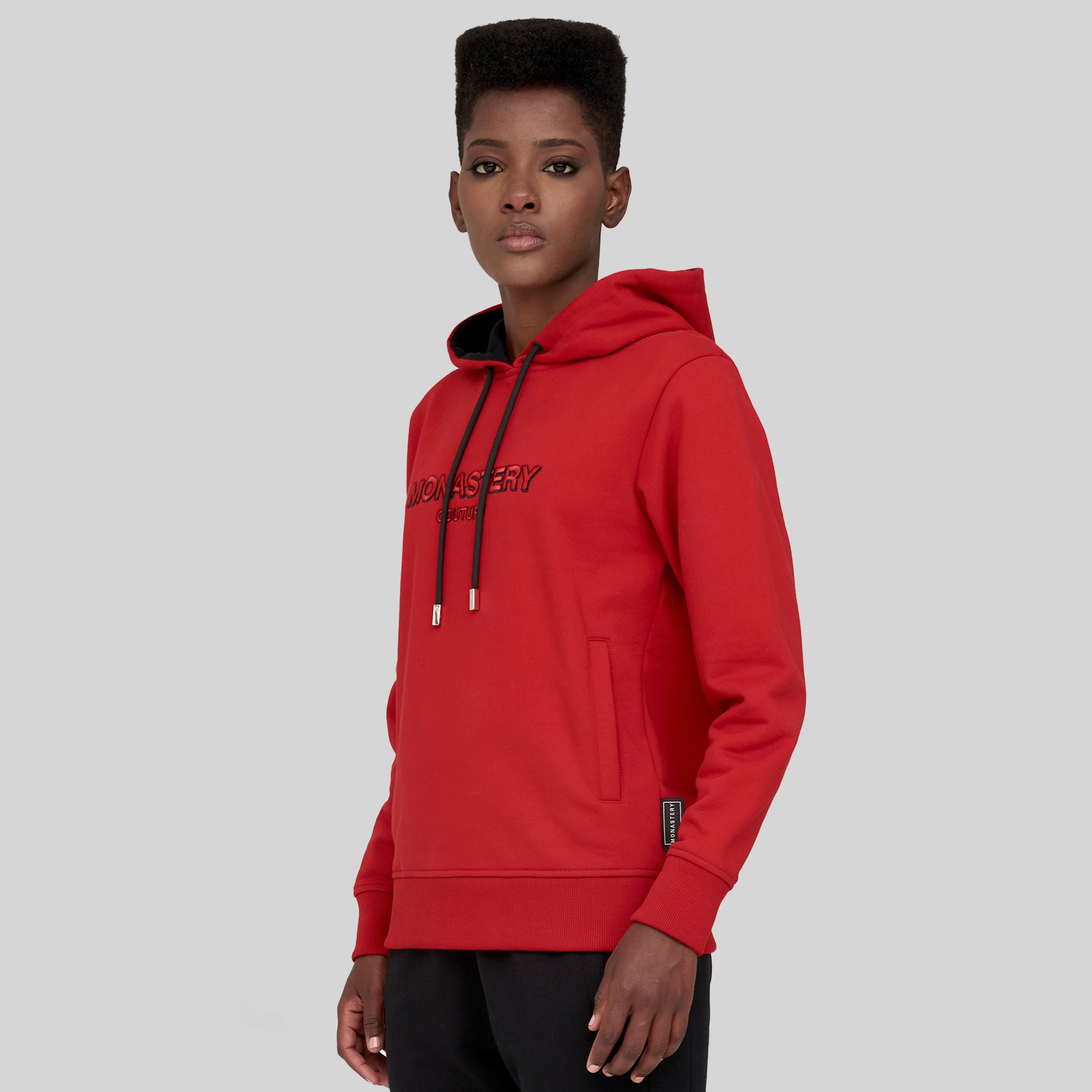 SALAMINA RED HOODIE | Monastery Couture