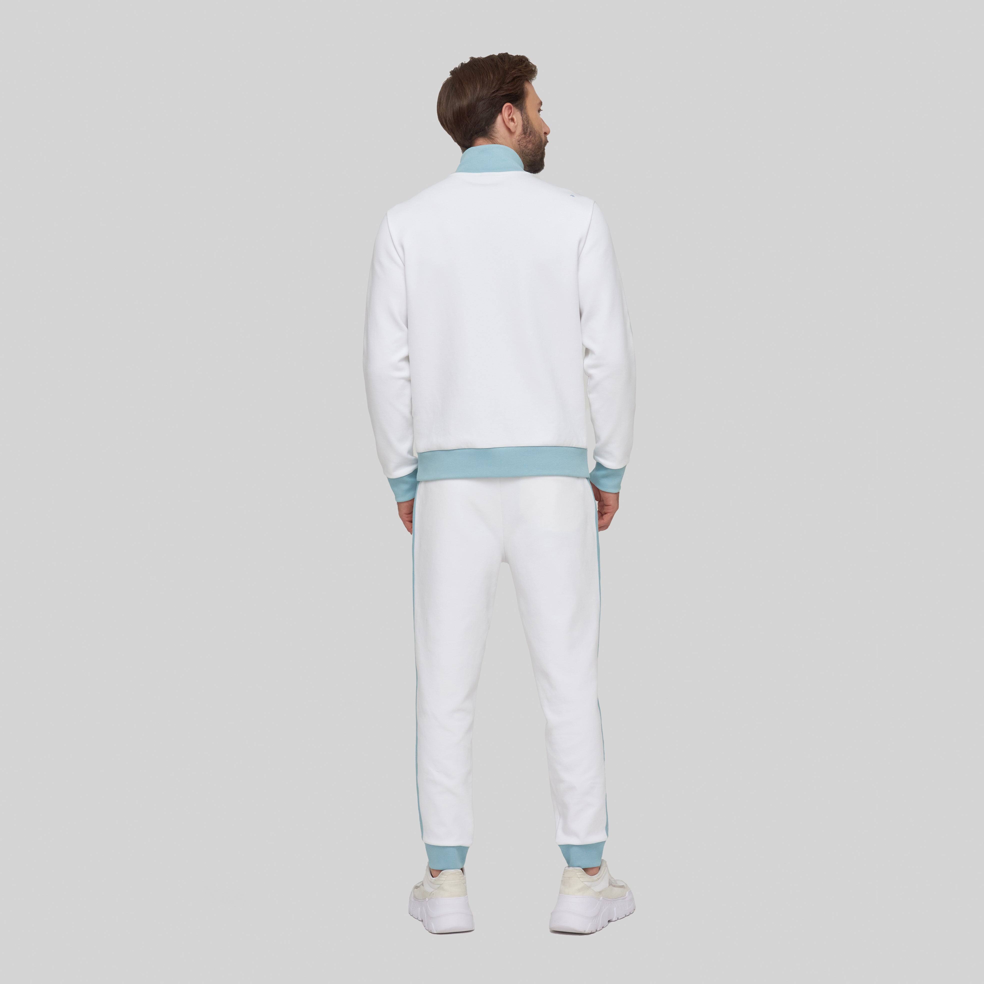 TAIGETO WHITE SPORT TROUSERS | Monastery Couture