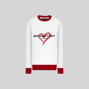 XENA WHITE SWEATSHIRTS | Monastery Couture