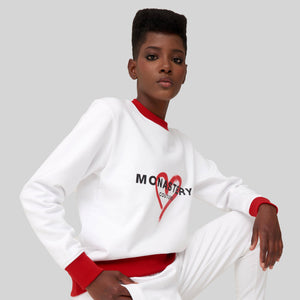 XENA WHITE SWEATSHIRTS | Monastery Couture