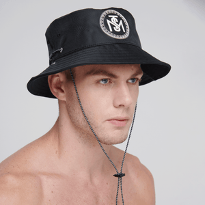 VITTORIO BLACK BUCKET HAT