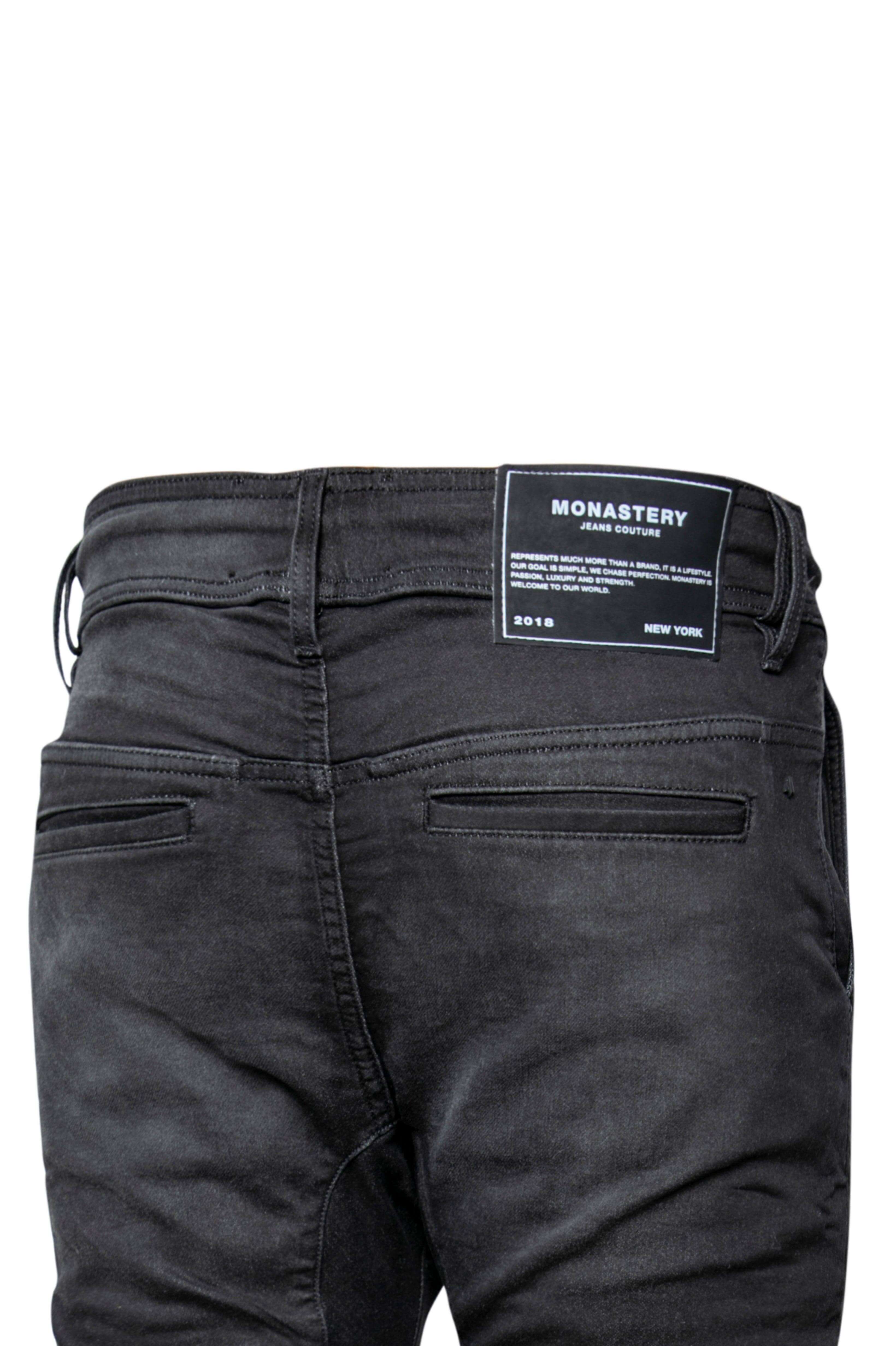 AGUSTE BLACK JOGGER | Monastery Couture