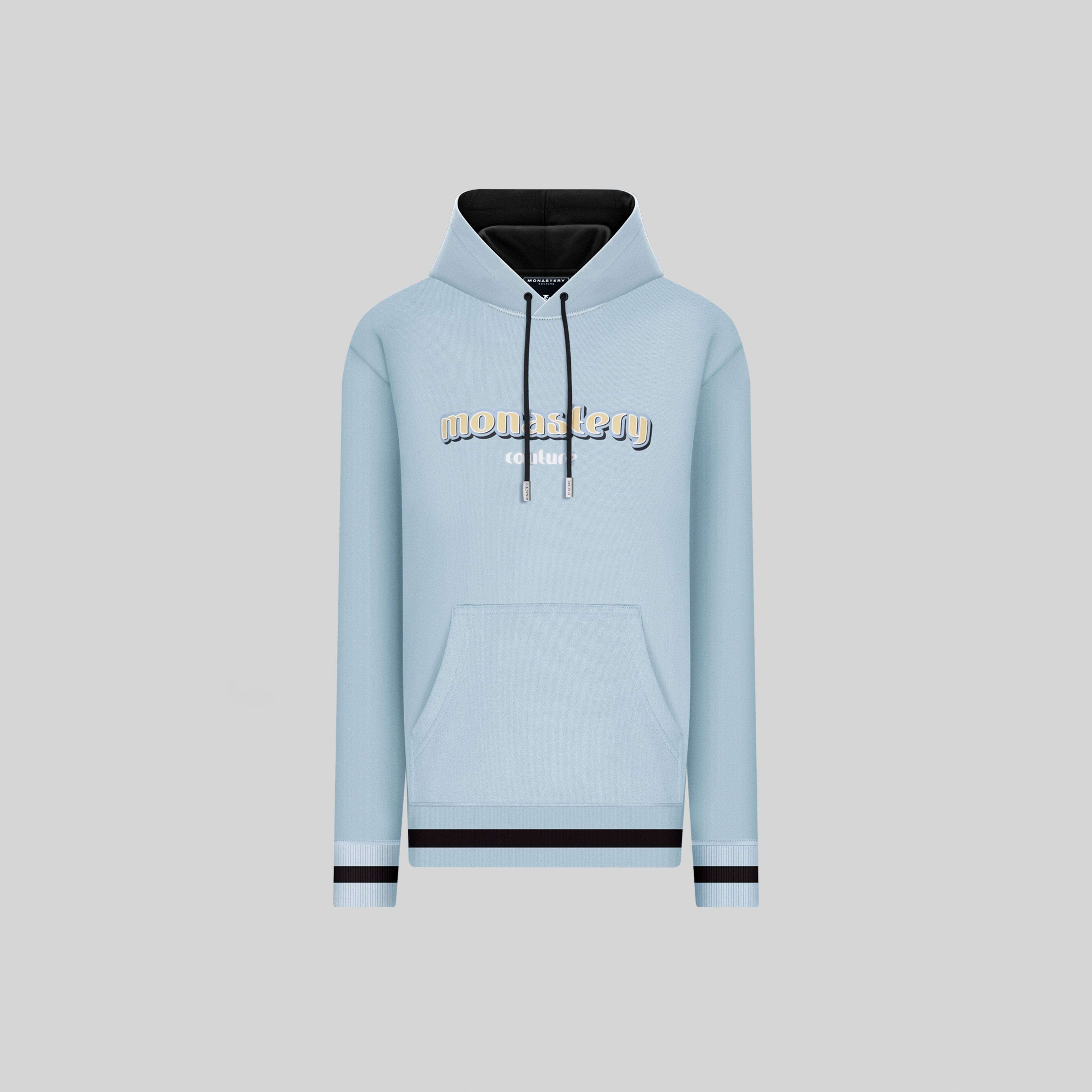 AQUARIUS BLUE HOODIE | Monastery Couture