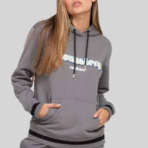 AQUARIUS GRAY HOODIE | Monastery Couture