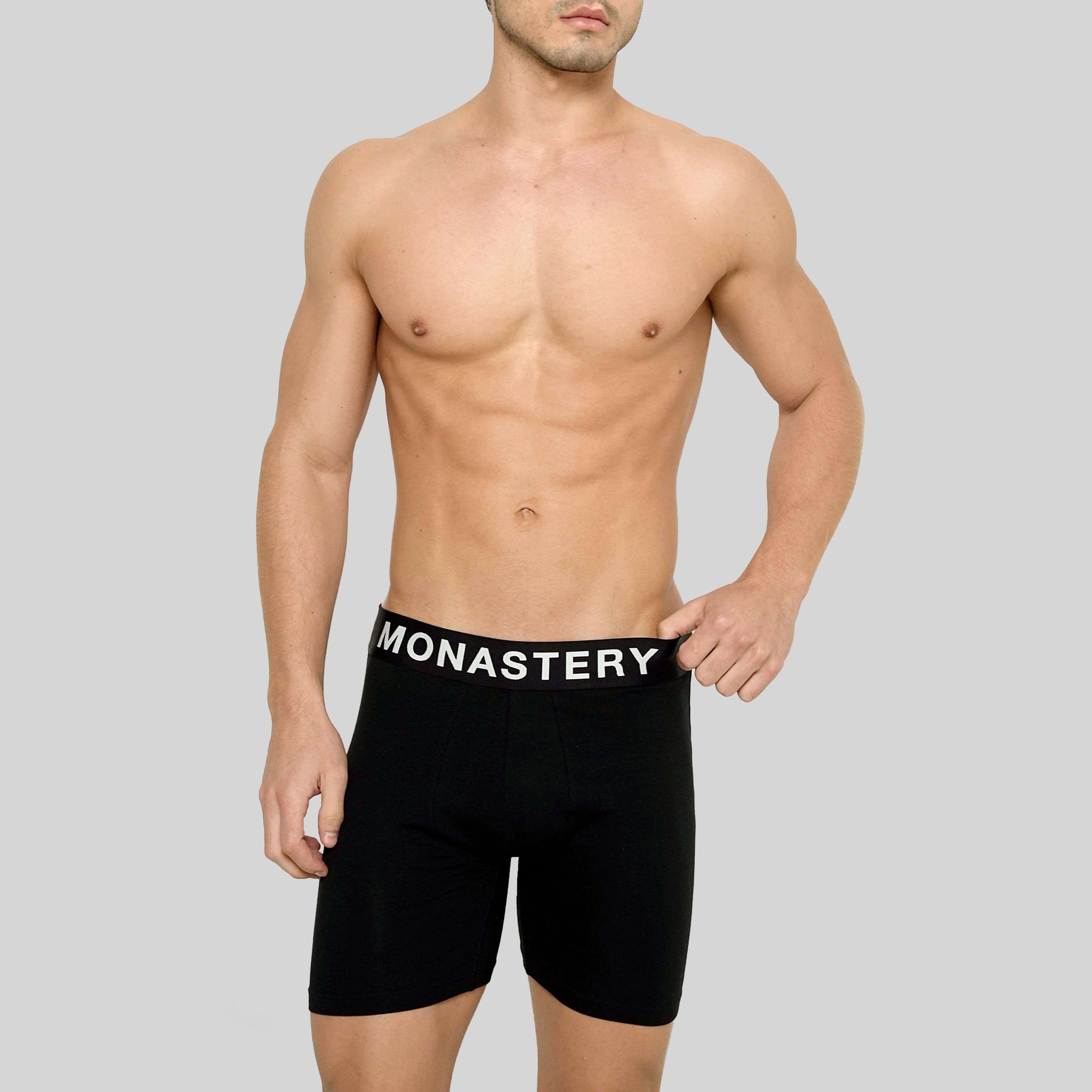 BELLINI BLACK BOXER BRIEFS | Monastery Couture