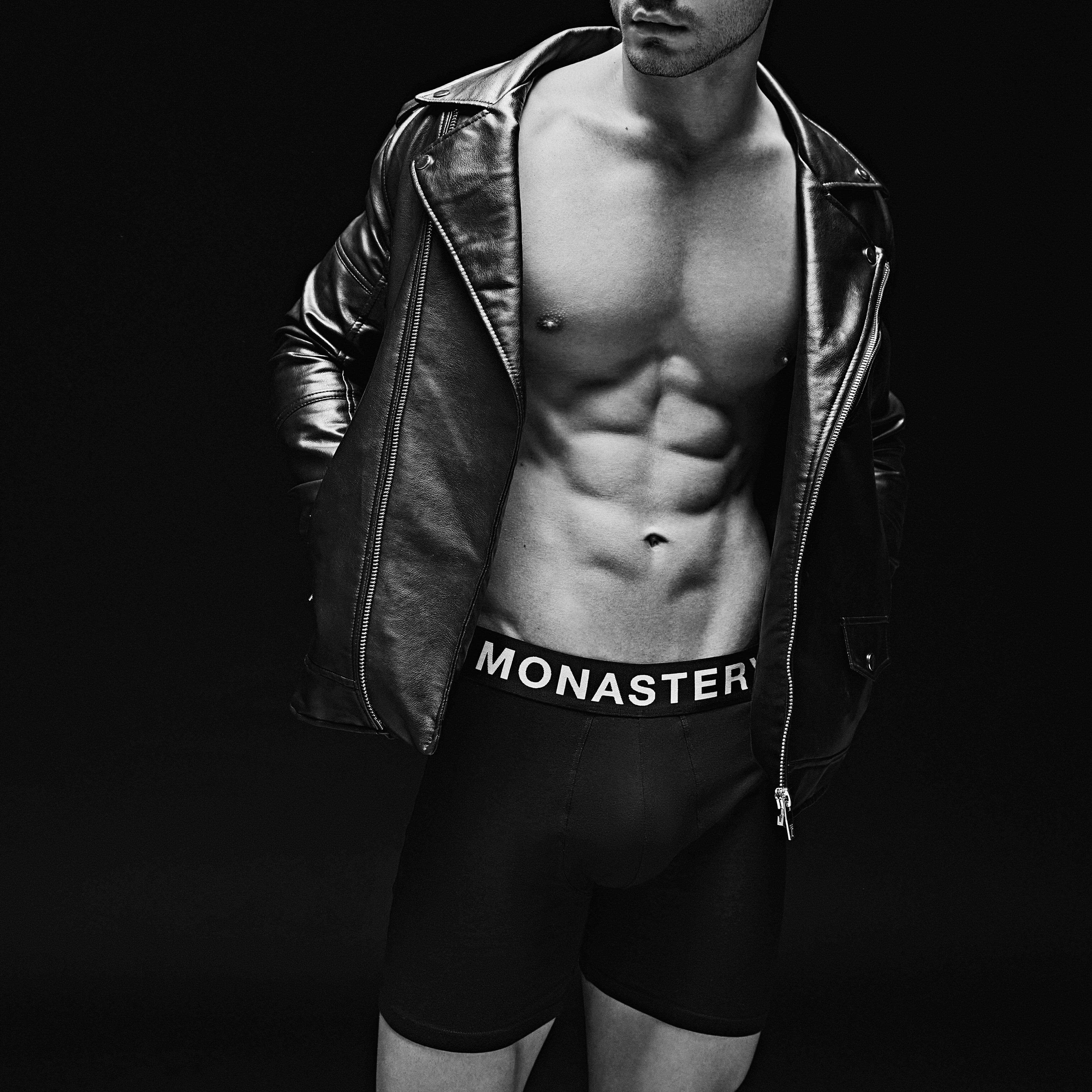 BELLINI BLACK BOXER BRIEFS | Monastery Couture