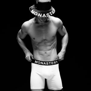 BELLINI WHITE BOXER BRIEFS | Monastery Couture