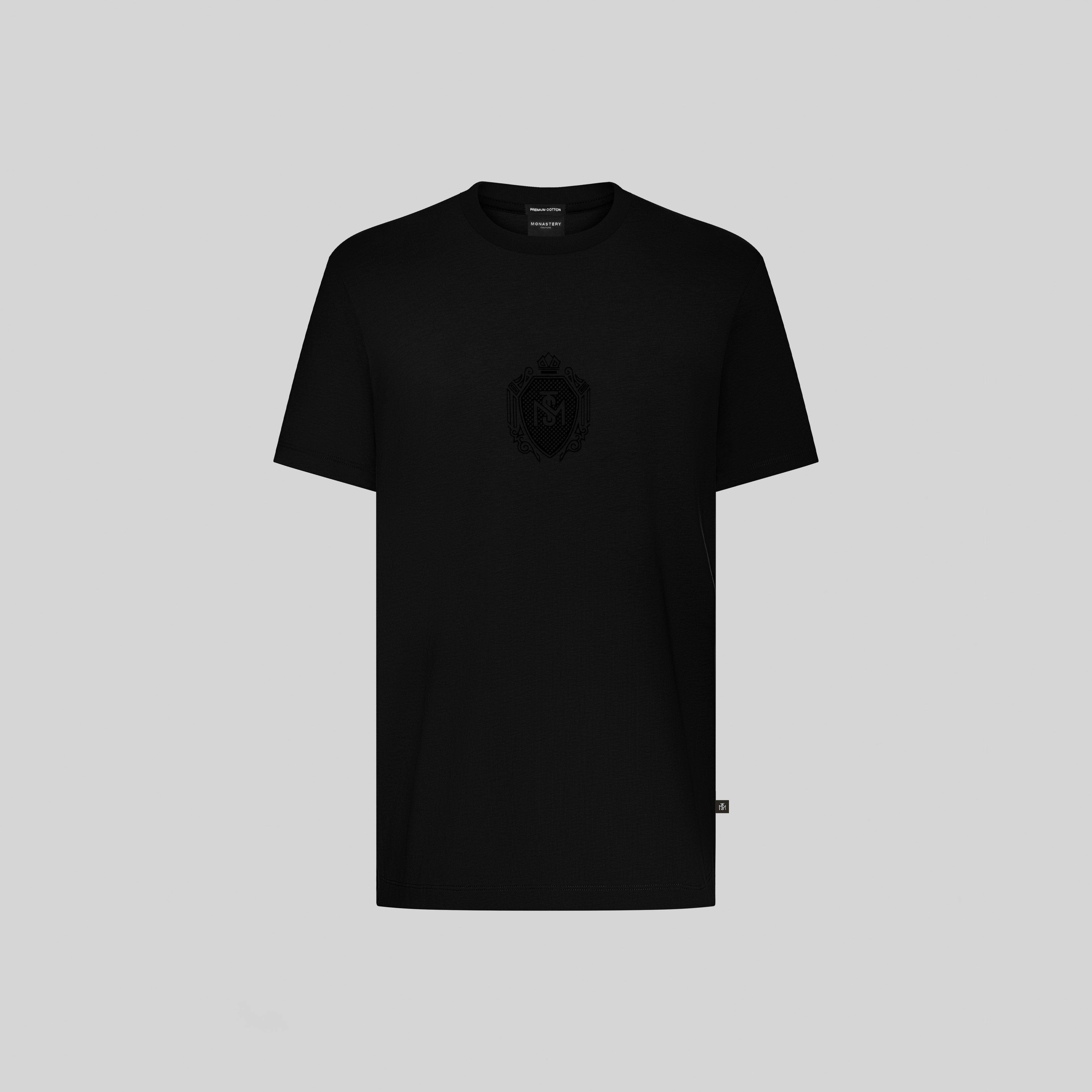 CLEONE BLACK T-SHIRT | Monastery Couture