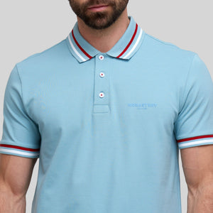 DORICO BLUE POLO | Monastery Couture