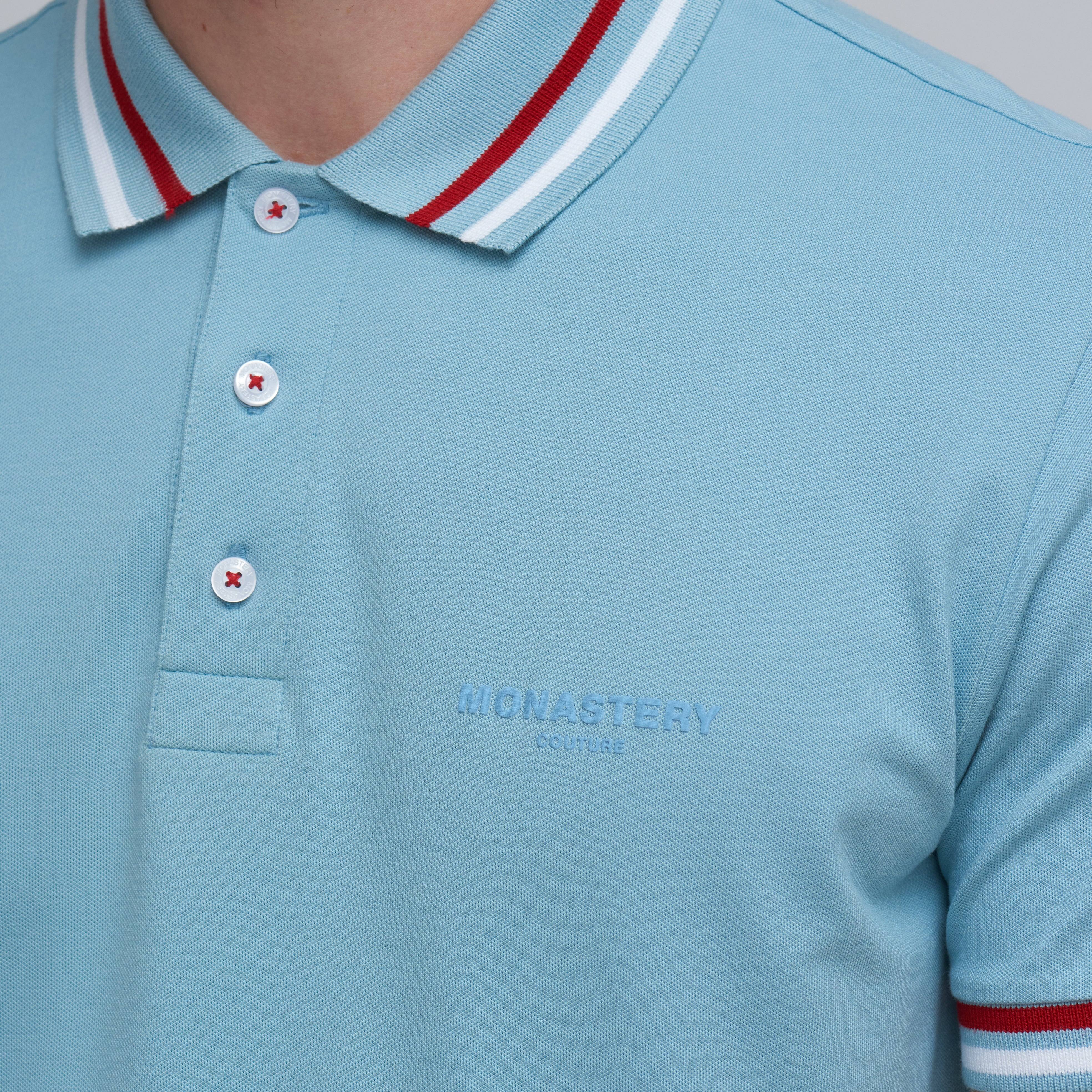 DORICO BLUE POLO | Monastery Couture