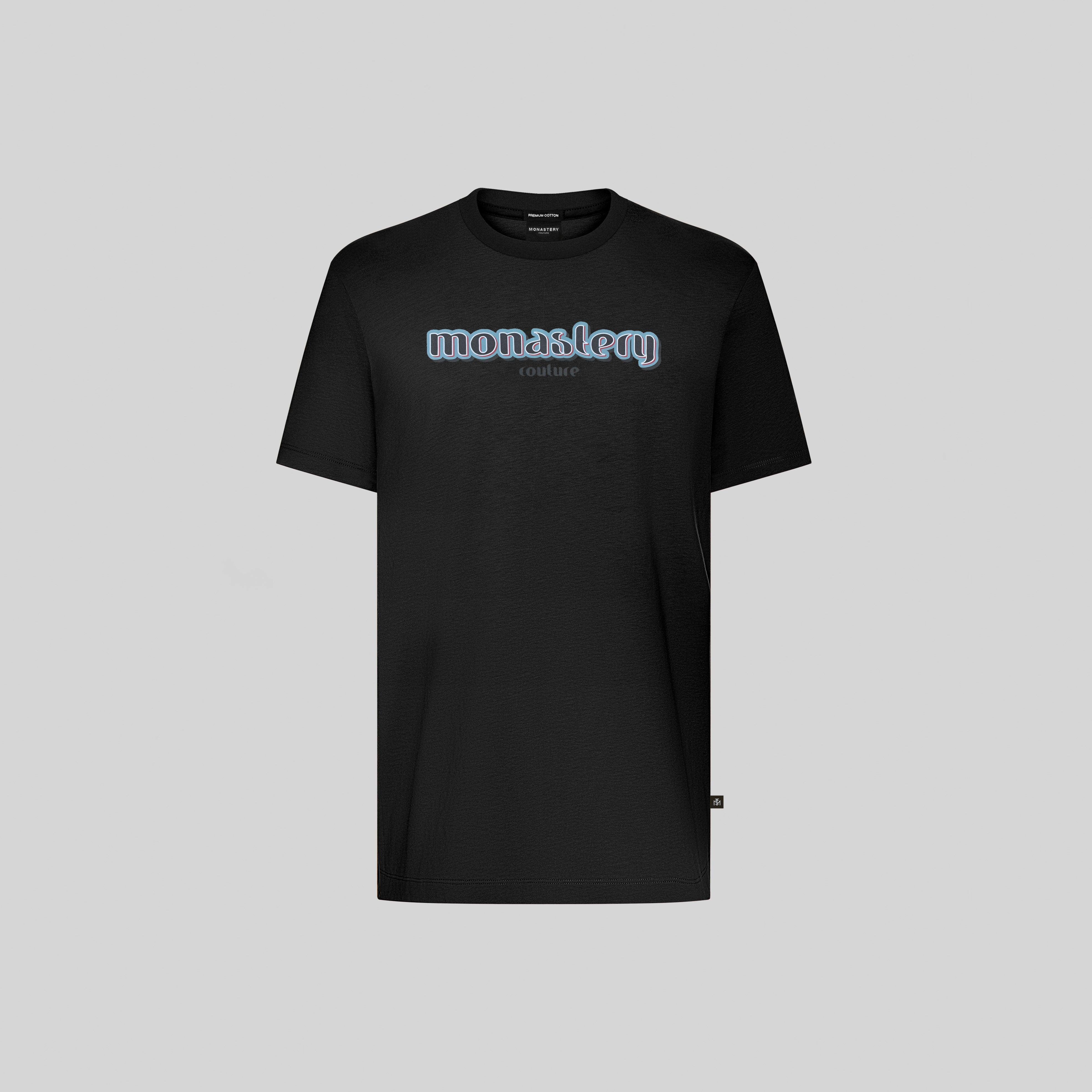 FORNAX BLACK T-SHIRT | Monastery Couture