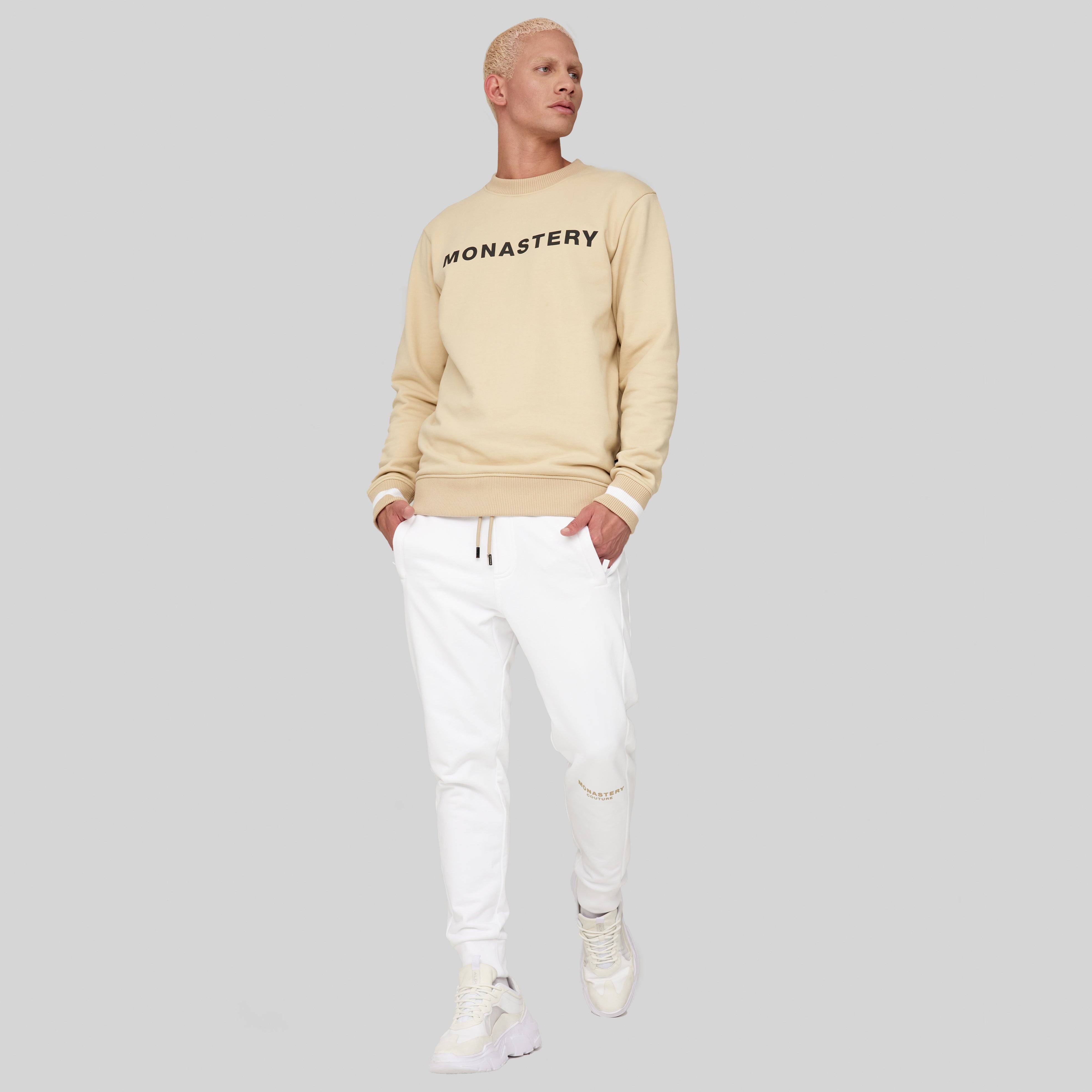 Jeno white jogger Monastery Clothing Store