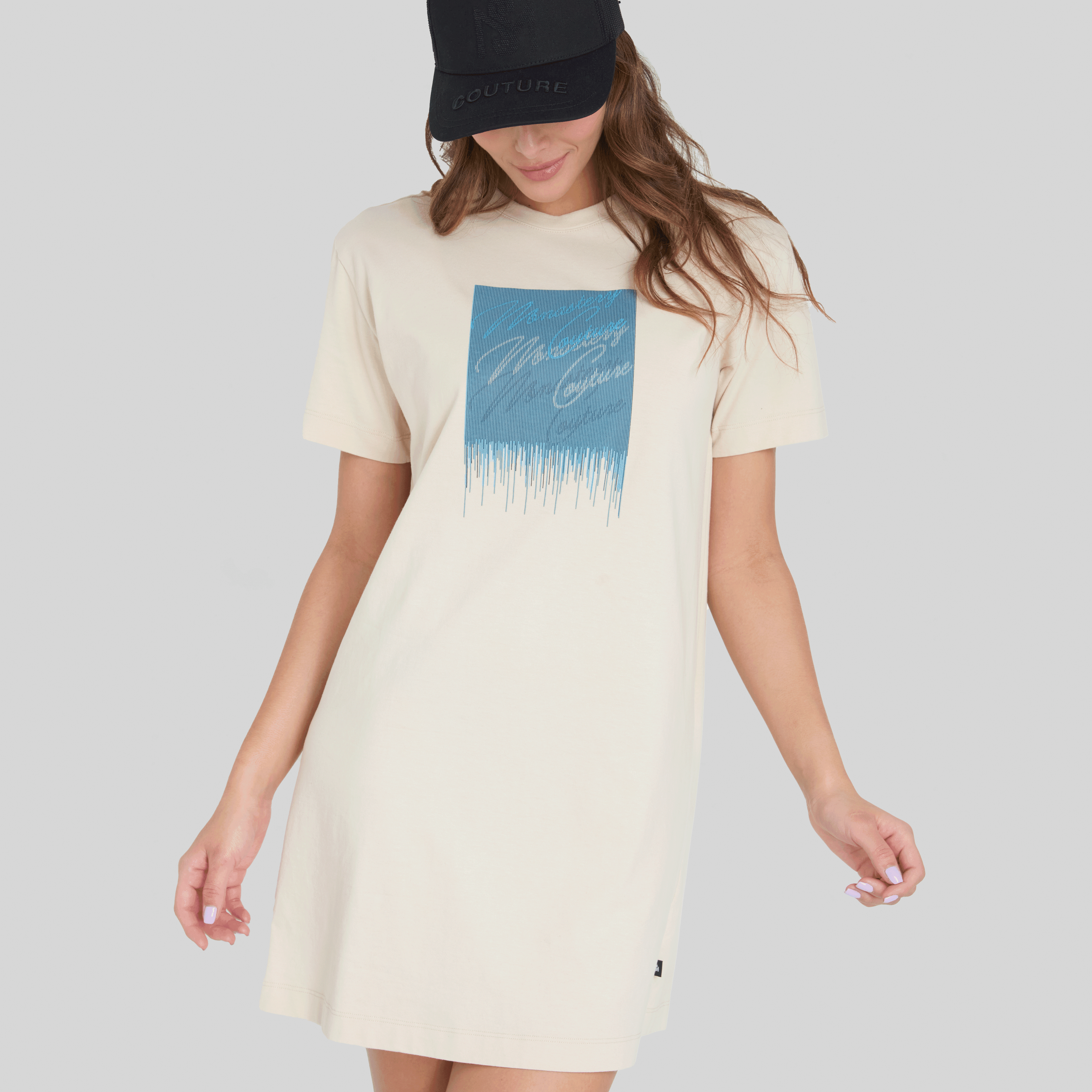 MACEDONIA CAMEL T-SHIRT DRESS | Monastery Couture