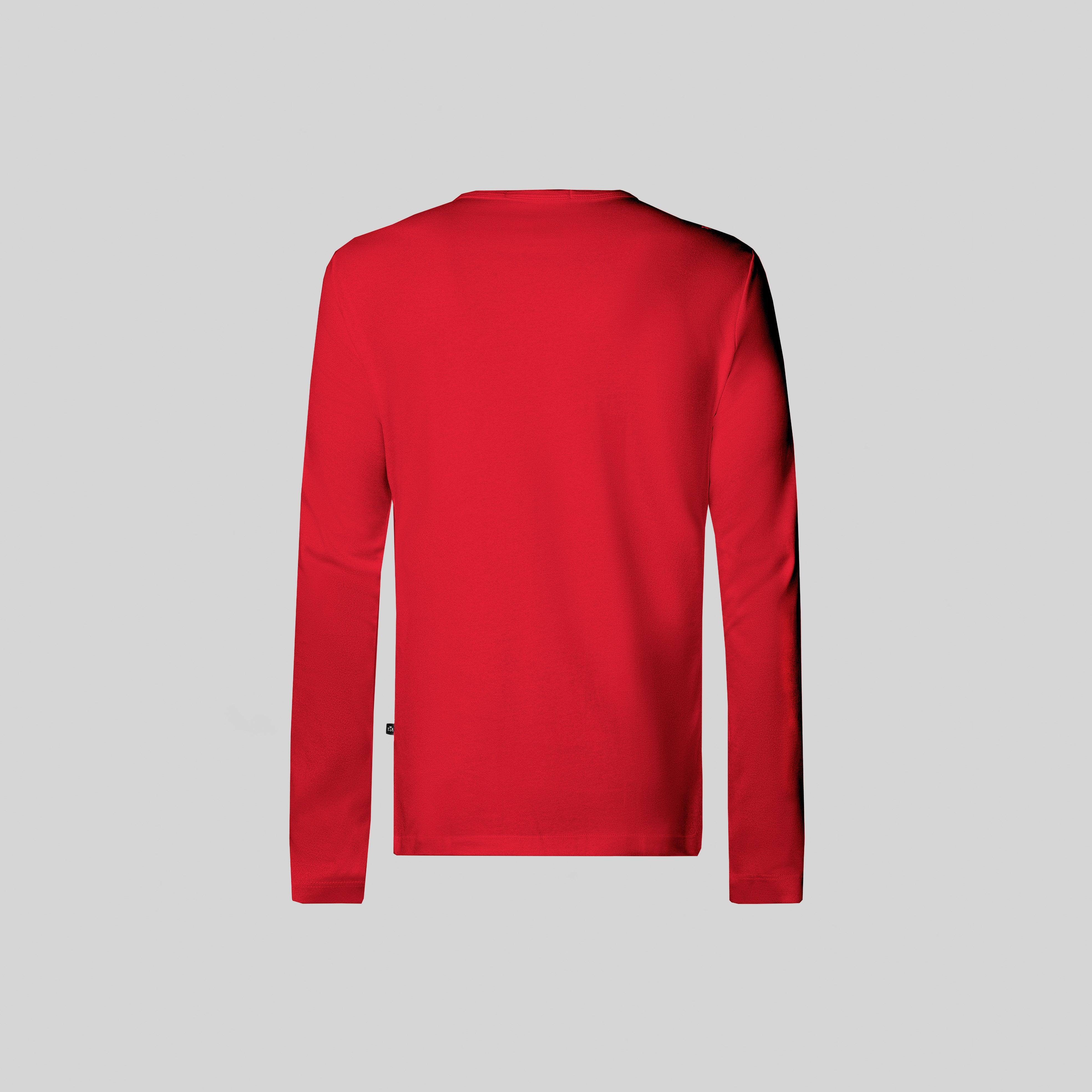 MENFIS RED LONG SLEEVE | Monastery Couture