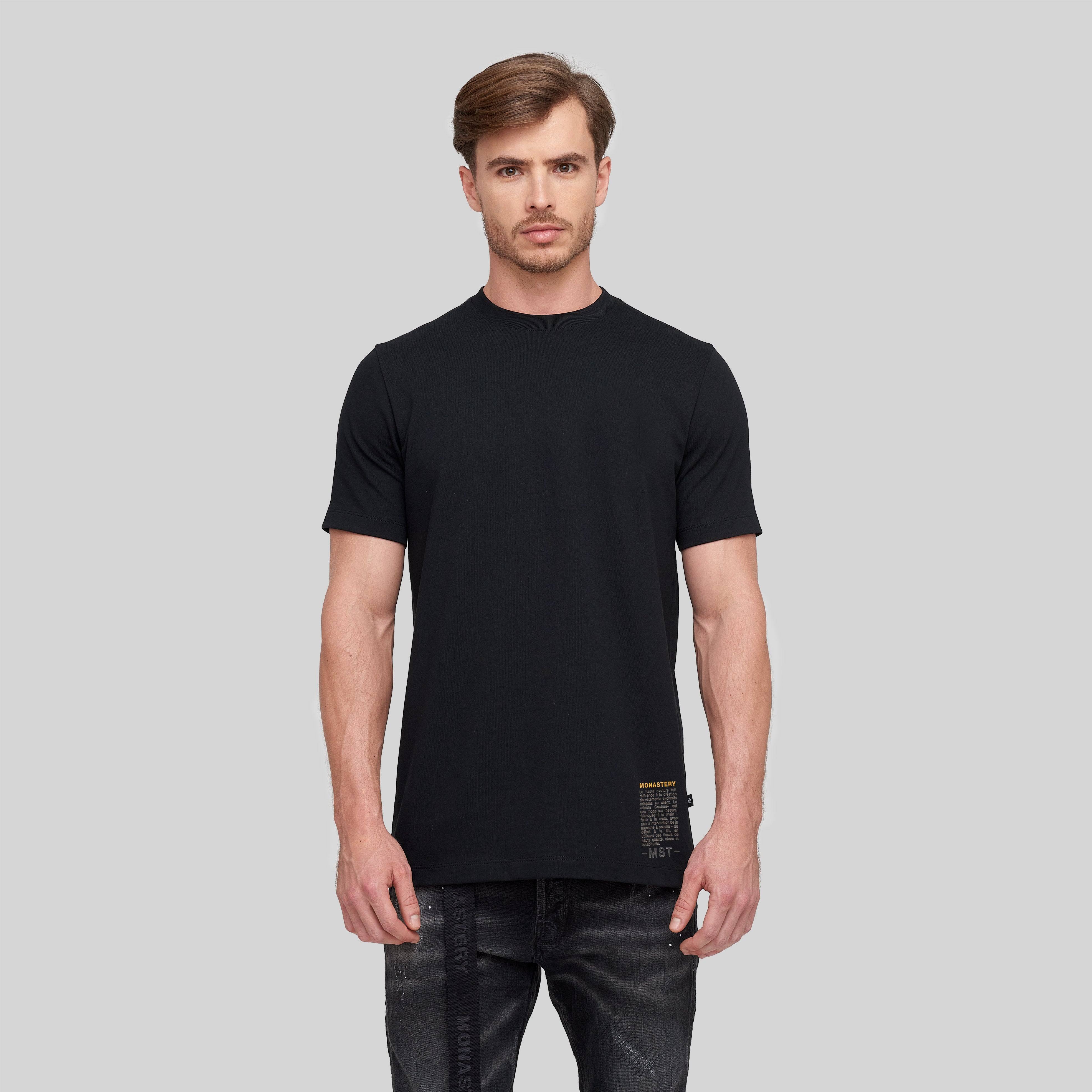 POLUX BLACK T-SHIRT | Monastery Couture