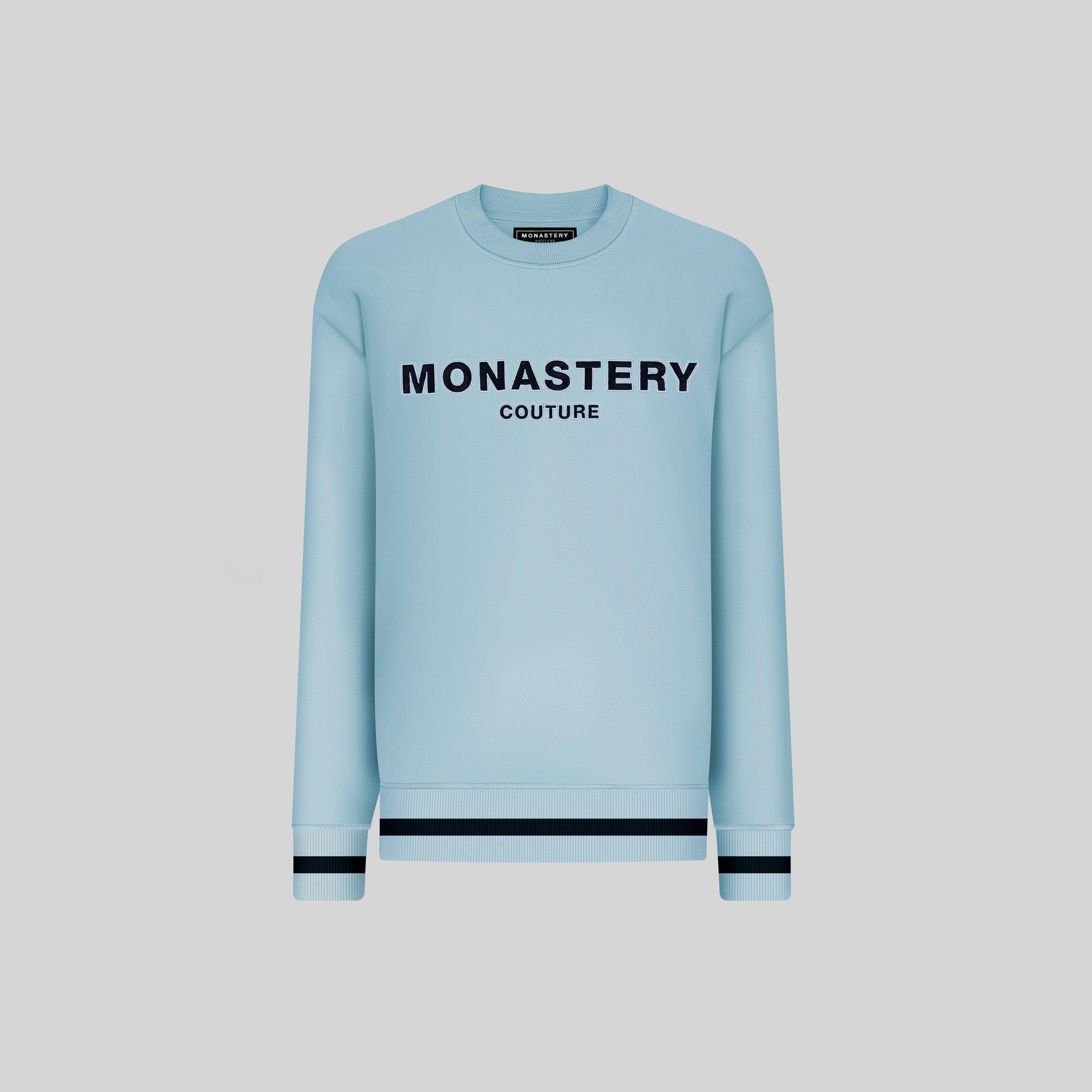 SERPENS BLUE SWEATSHIRTS | Monastery Couture