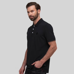 TERMÓPILAS BLACK POLO | Monastery Couture