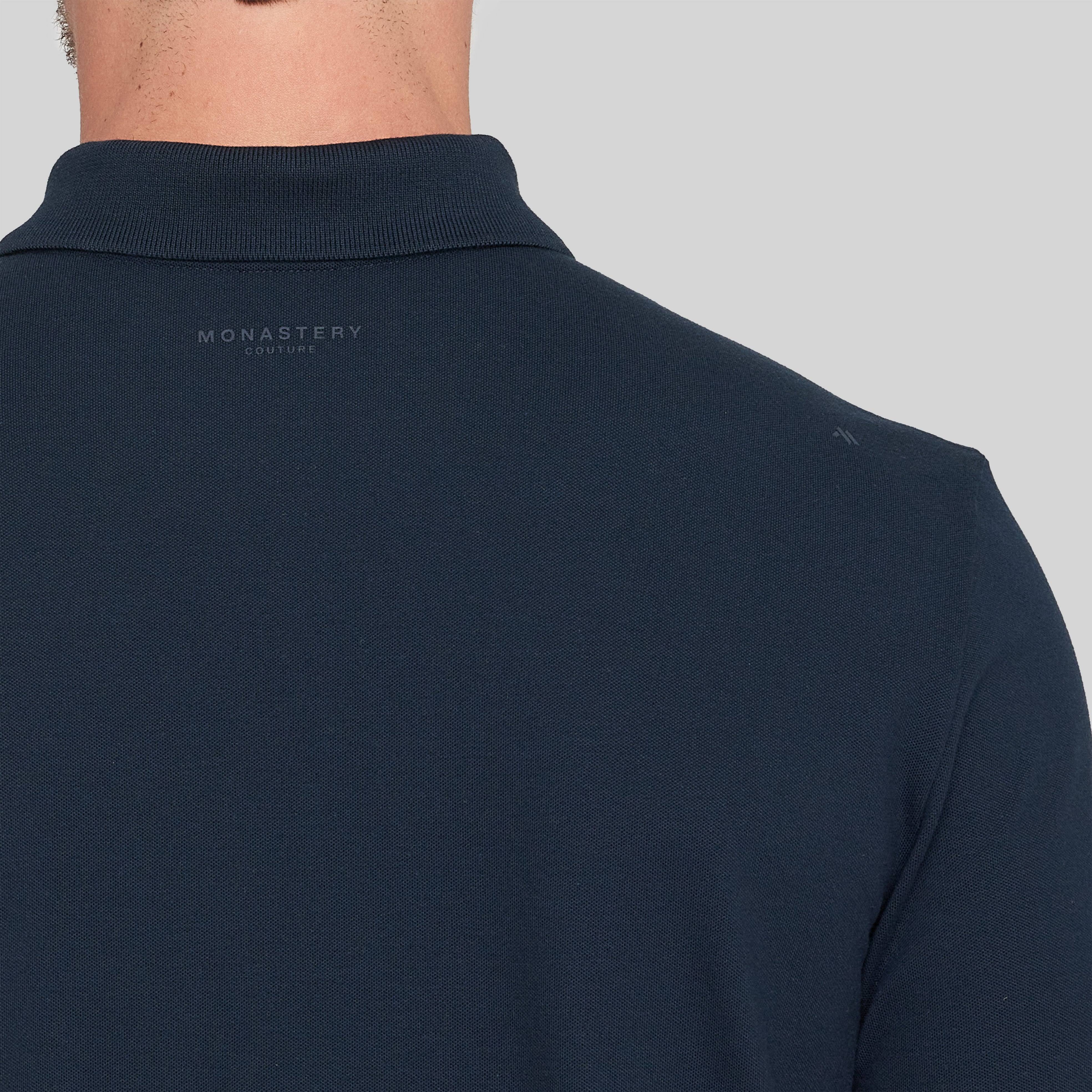 ZAID NAVY POLO | Monastery Couture