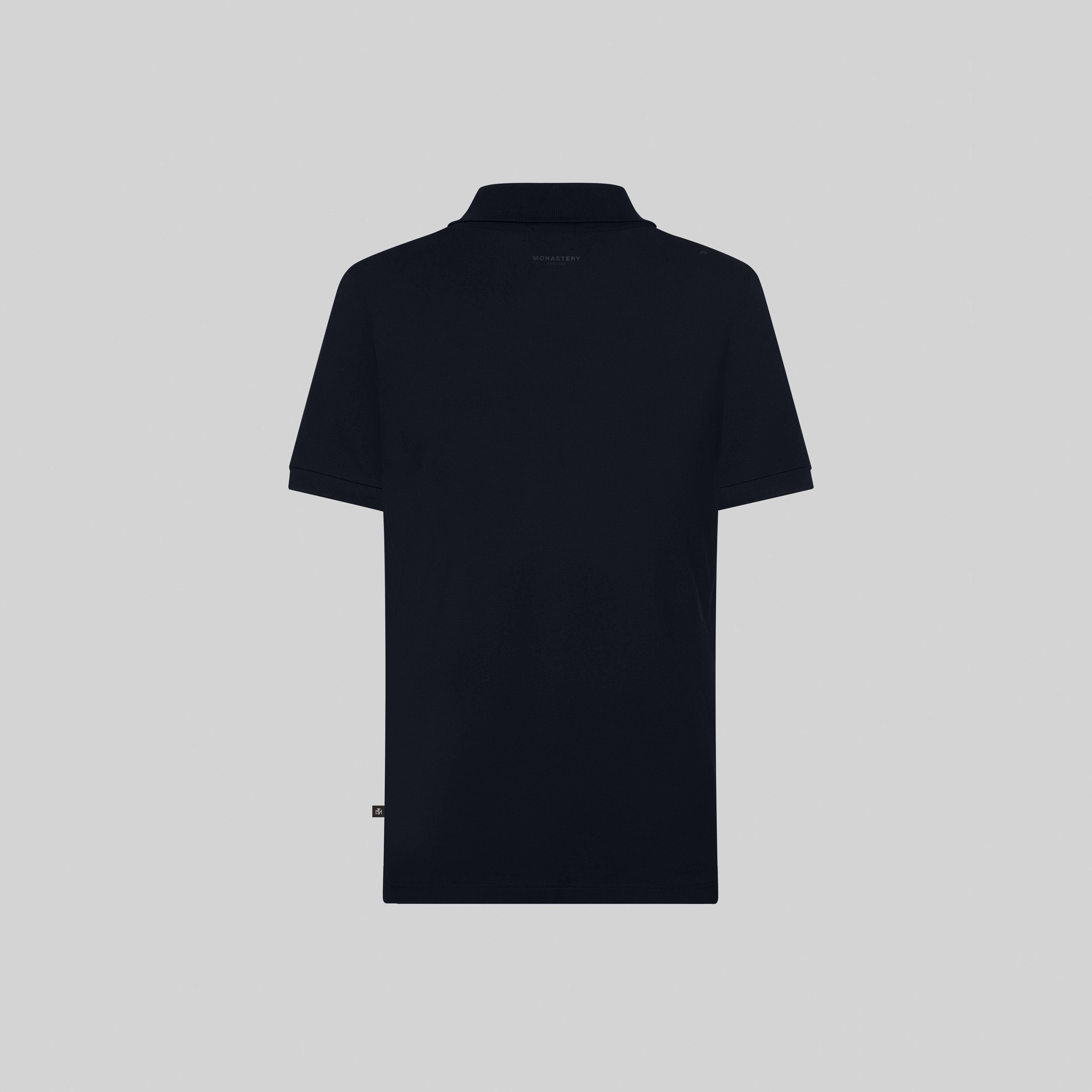 ZAID NAVY POLO | Monastery Couture